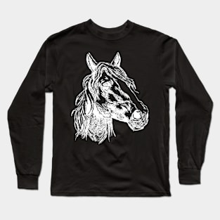 Horse For Girls Lovely Horses shirt For Boys Long Sleeve T-Shirt